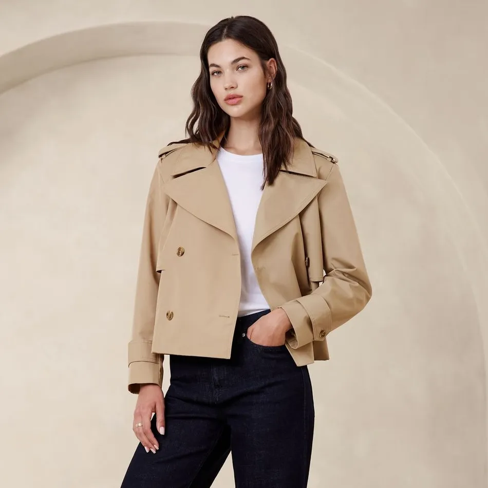 2. Short Trench Coat